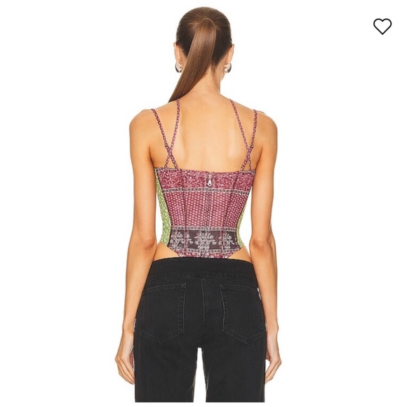 MIAOU “Aphex” Corset in Burgundy - Picture 3 of 8